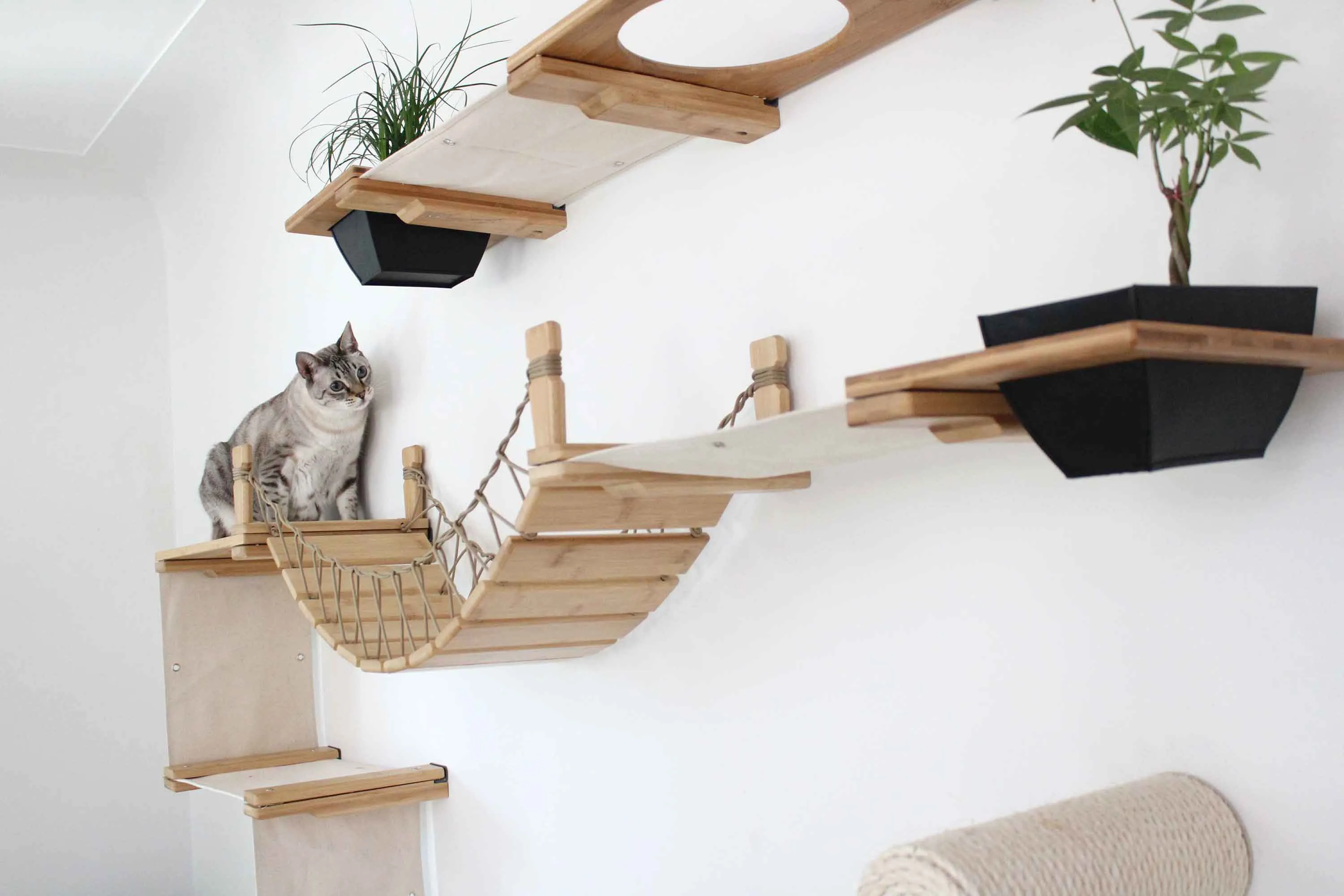 The Juggernaut (Wall-Mounted Cat Tree/Condo)