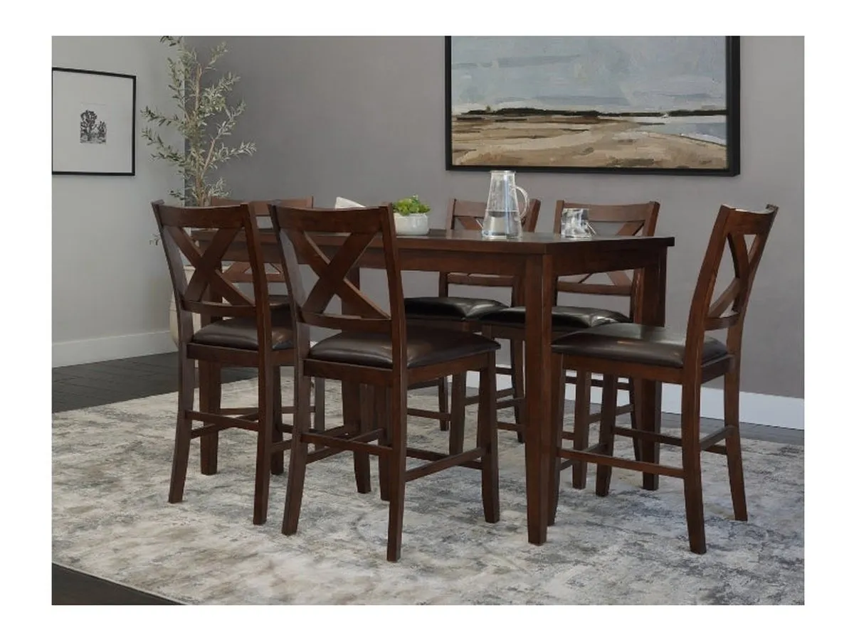 Theodore 7-pc Counter Dining Set