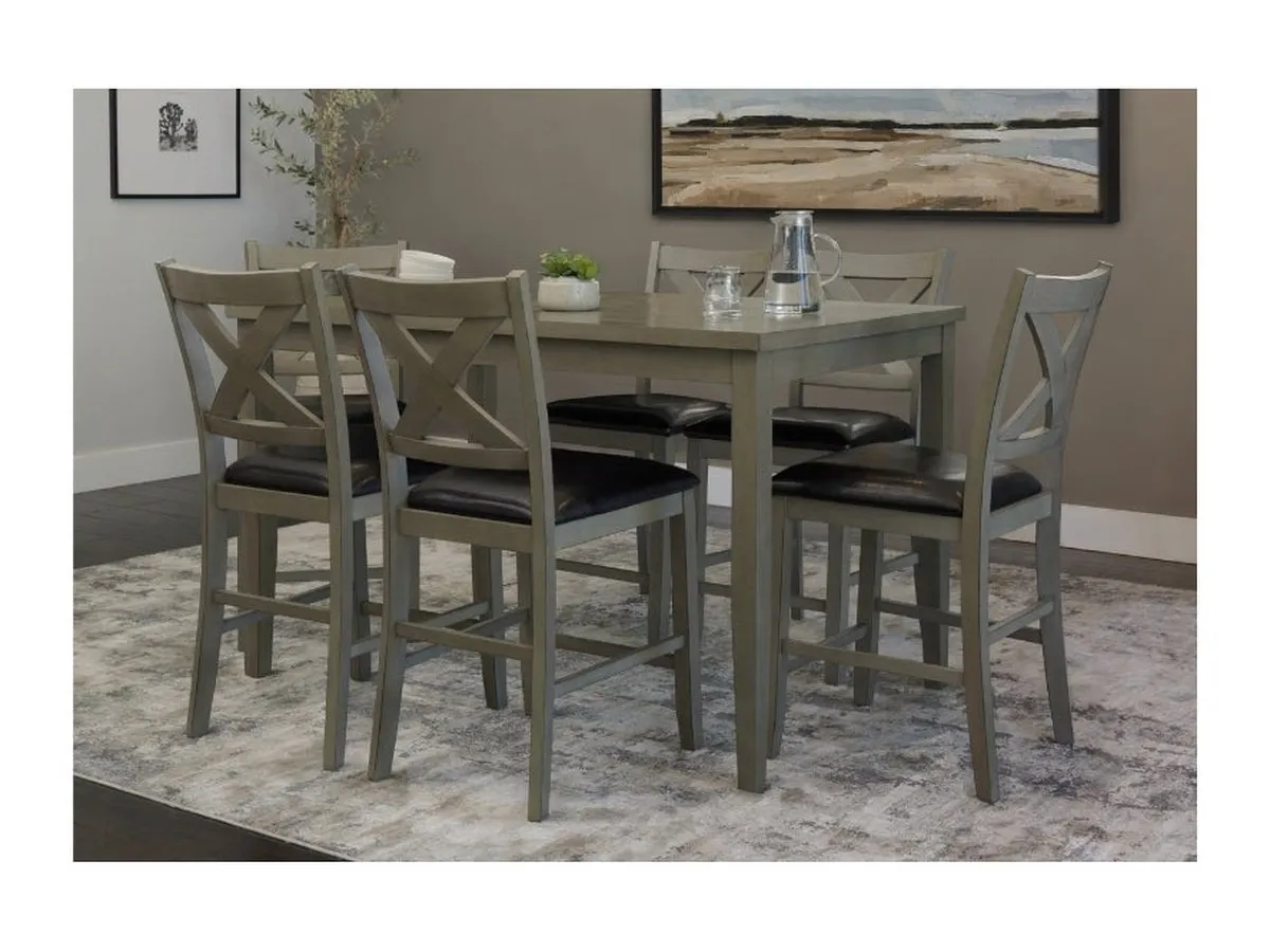 Theodore 7-pc Counter Dining Set