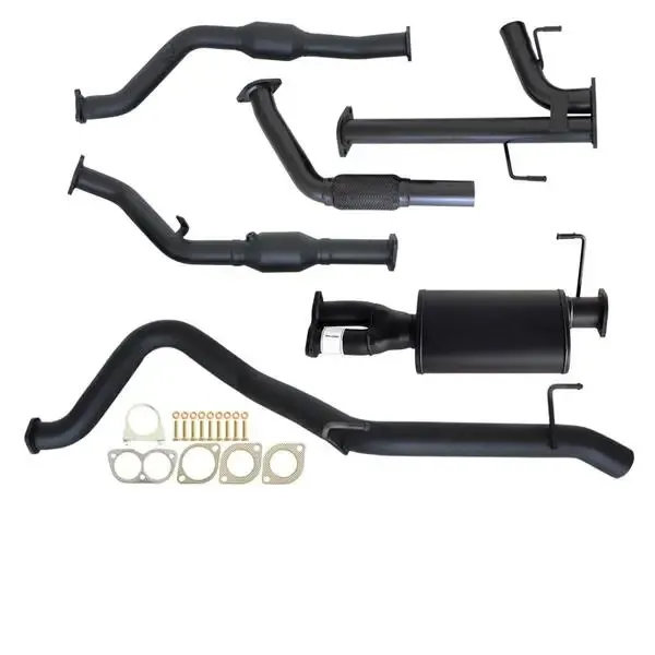 Toyota LANDCRUISER 200 SERIES 4.5L 1VD-FTV 07 -10/2015 3" TURBO BACK CARBON OFFROAD EXHAUST WITH CAT & MUFFLER