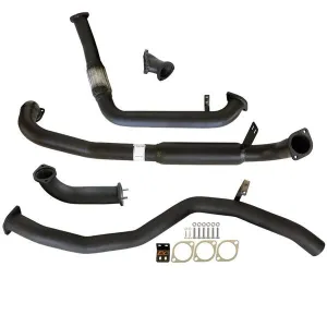 Toyota LANDCRUISER 80 SERIES 4.2L 1HD-FT TD 1990 -1998 3" TURBO BACK CARBON OFFROAD EXHAUST WITH HOTDOG