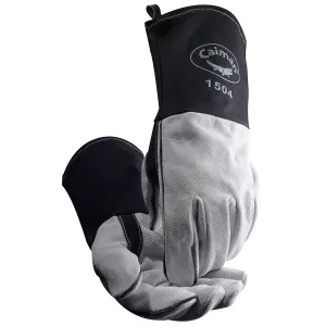 Welding Gloves- PIP Caiman® Premium Split Cowhide MIG/Stick Welder's Glove, GP1504