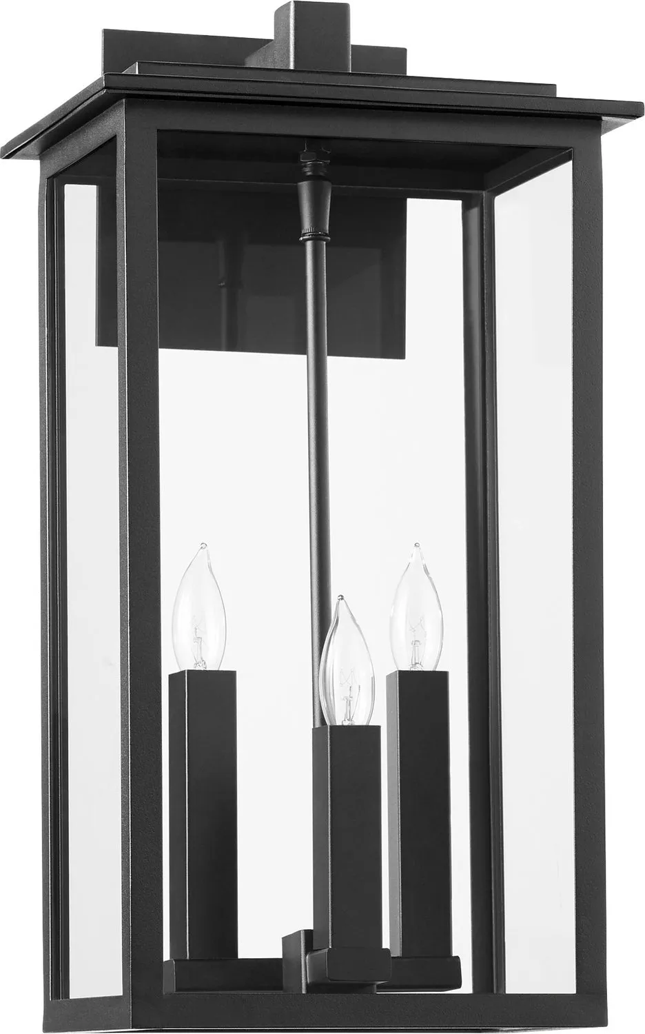 Westerly Transitional Wall Mount in Noir